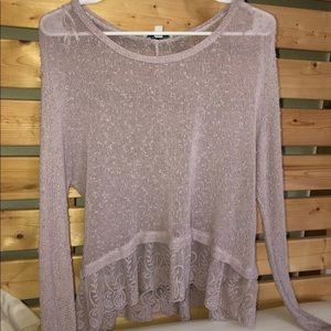 American Eagle Lace Sweater
